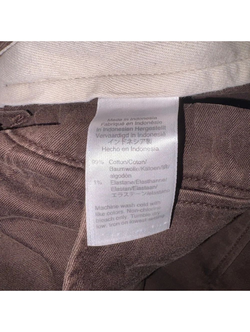 J.Crew $98 Men’s W33 L32 Brown Stretch Straight Cotton Blend Pants Work/Casual